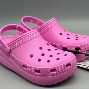 Crocs Kids Classics Cutie Clog Shoes Taffy Pink Size Kids J6 / 6Y